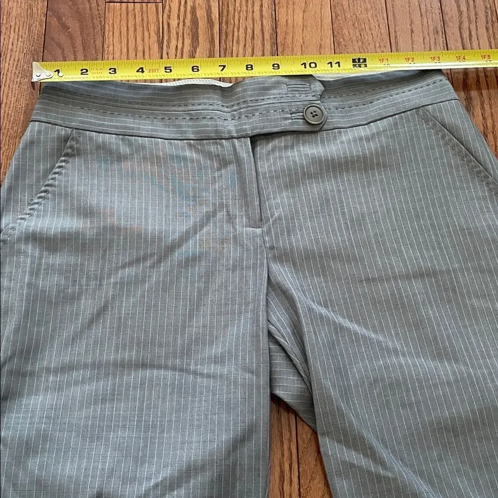 MB by Malene Birger Wool Gray Pinstripe Dress Shorts Sz 40